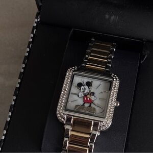 NIB Disney Mickey Mouse Two-Tone Watch